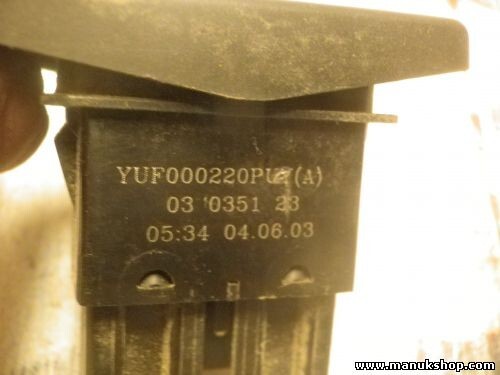 ZV Zentralverriegelungsschalter Land Rover Discovery YUF000220PU 03035123
