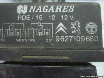 Kraftstoffpumpenrelais Citroen Berlingo Peugeot Partner 9627109680 NAGARES