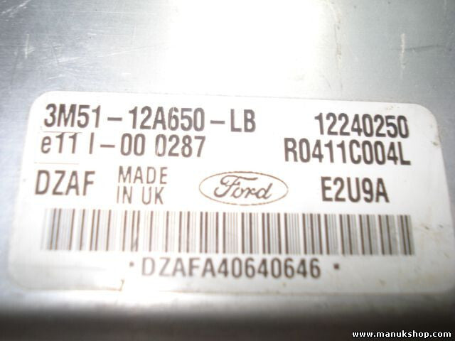 Motorsteuergerät Ford Focus DELPHI R0411C004L DZAF E2U9A 3M5112A650LB