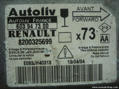 Airbagsensor Airbagsteuergerät Renault Vel Satis 2004 (AA) 8200325699