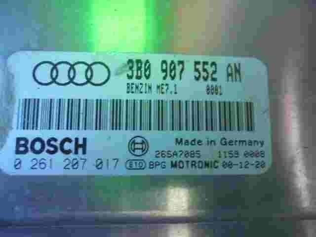 Motorsteuergerät Audi A6 2.4 3B0907552AN 3BO907552AN Benzin ME7.1 0261207017