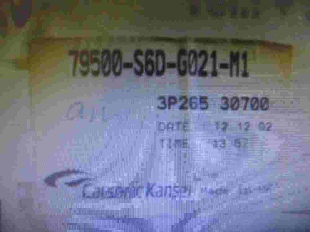 Heizungsbedienteil Honda Civic Rover 79500S6DG010M1 79500S5TG022M1 3P26030700