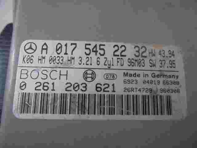 Motorsteuergerät Mercedes W210 A0175452232 K06 3.2L FD96M03 BOSCH 0261203621