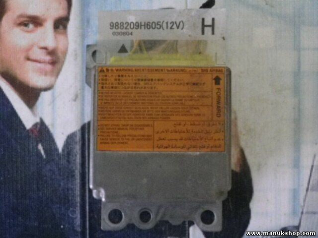 Airbagsensor Airbagsteuergerät Nissan X-Trail 988209H605 12V H 030804
