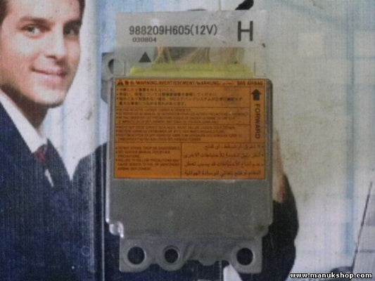 Airbagsensor Airbagsteuergerät Nissan X-Trail 988209H605 12V H 030804