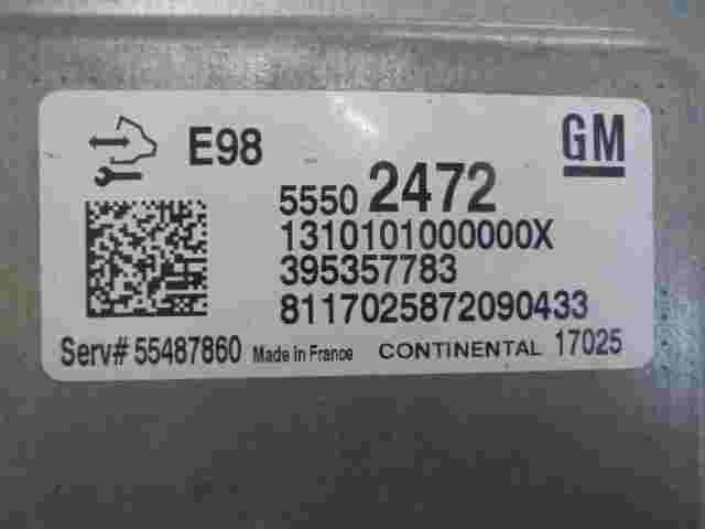 Motorsteuergerät Opel 55502472 5550 2472 55487860 395357783 1310101000000X