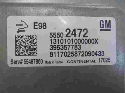 Motorsteuergerät Opel 55502472 5550 2472 55487860 395357783 1310101000000X