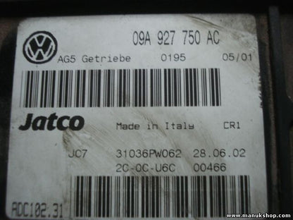 Getriebesteuerung VW Volkswagen Golf IV Bora 09A927750AC 31036PW002 ADC10231