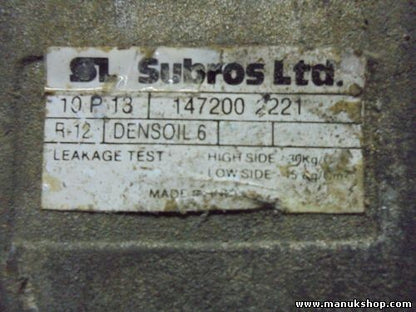 Klimakompressor Tata Safari 2.0 D 1472002221 147200 2221 10P13