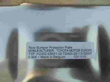 Leiste Hinten Stoßstange Toyota  PZ402E852100 PZ402-E8521-00 TD400201130000P