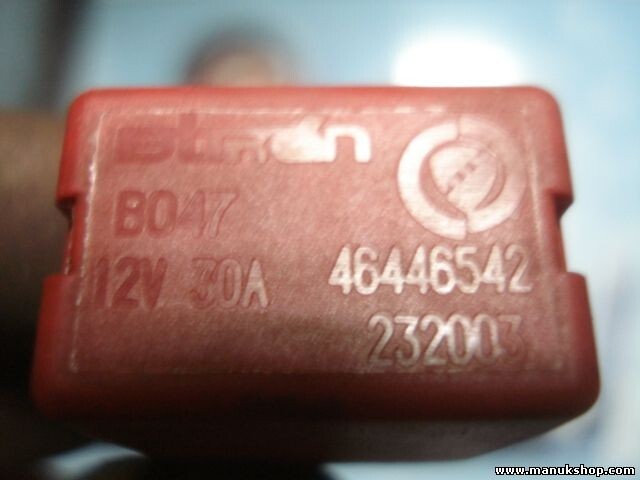 Relais Alfa Romeo Fiat Multipla Bitron B047 232003 46446542 0046446542 12V 30A