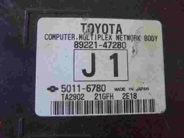 Steuergerät Multiplex Netzwerk Körper Toyota Prius J1 8922147280 50116780