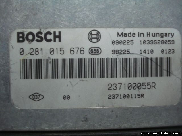 Motorsteuergerät Renault Megane 0281015676 0 281 015 676 237100055R 237100115R