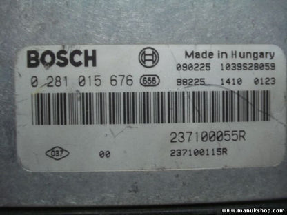 Motorsteuergerät Renault Megane 0281015676 0 281 015 676 237100055R 237100115R