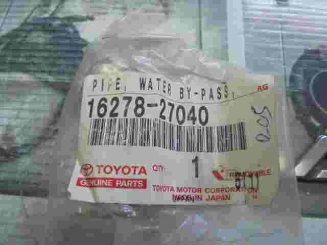 Pipe Water By-Pass   Toyota Corolla 1627827040 16278-27040
