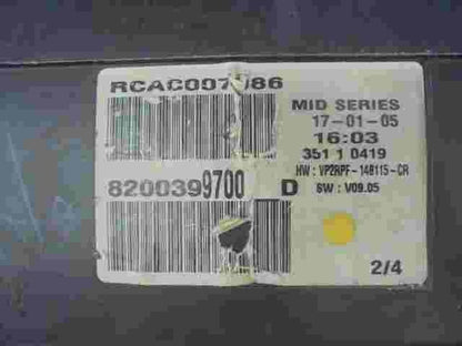Kombiinstrument Tacho  Renault Megane II 8200399700D 8200399700-D VP2RPF14B115CR