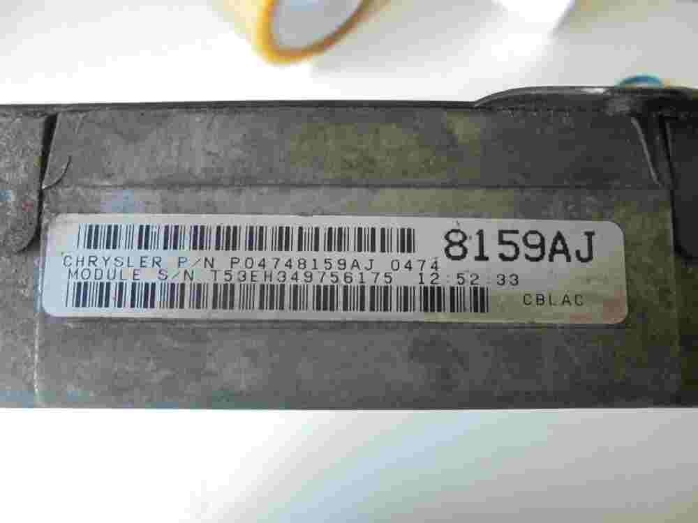 Motorsteuergerät Chrysler Voyager 3.8i P04748159AJ 04748159AJ 8159AJ 04745860