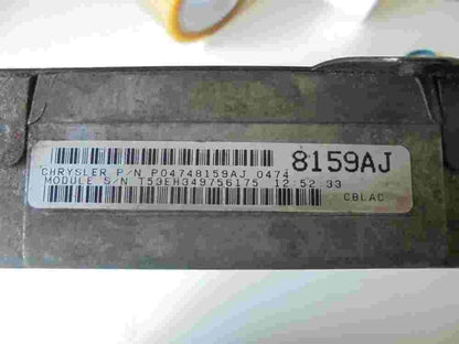 Motorsteuergerät Chrysler Voyager 3.8i P04748159AJ 04748159AJ 8159AJ 04745860