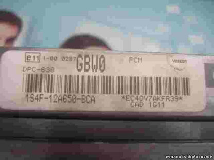 Motorsteuergerät Ford Focus 1.8 VISTEON 1S4F12A650BCA 1S4F-12A650-BCA DPC-638