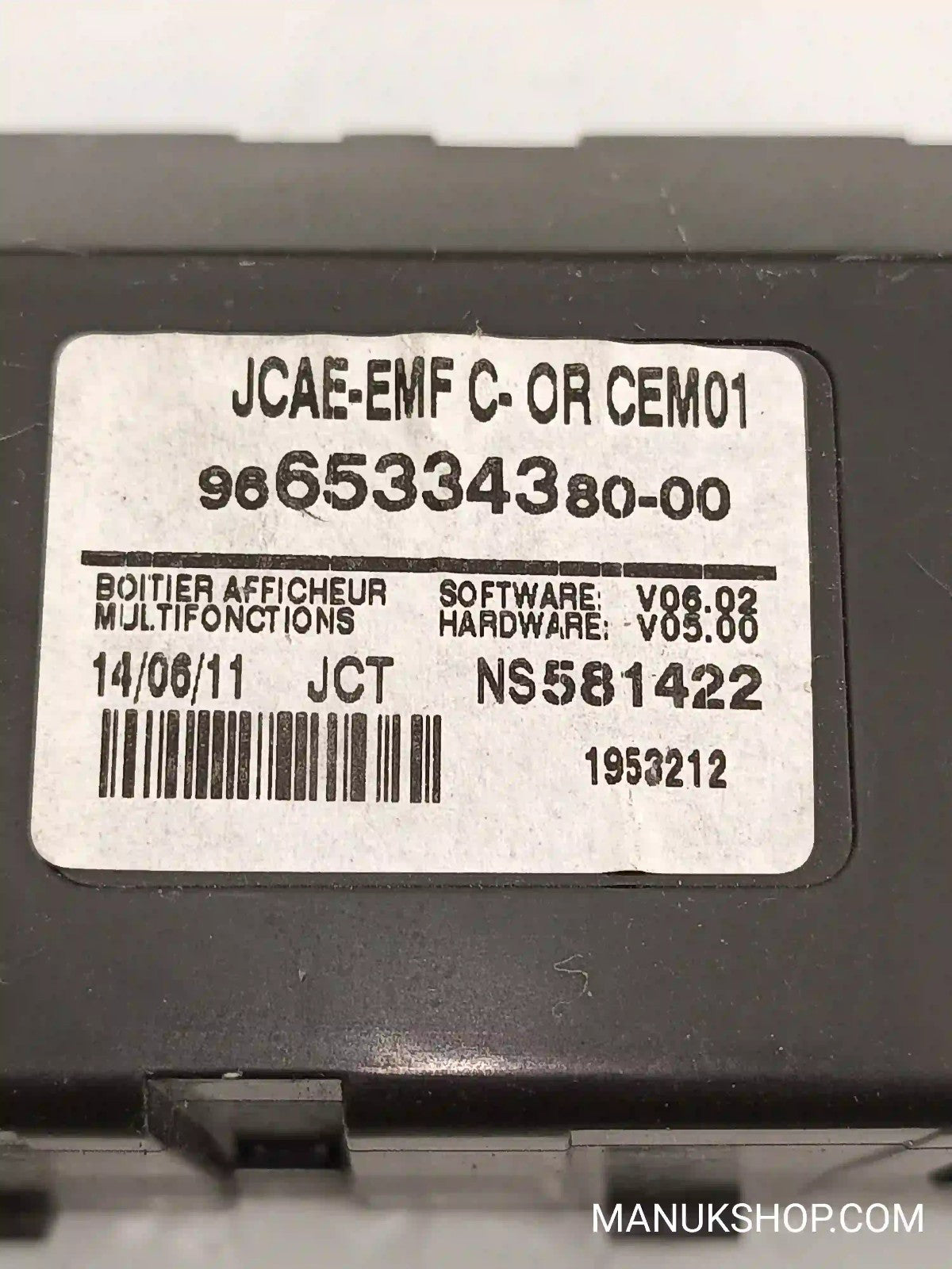 Bordcomputer Peugeot 508 966533438000 9665334380-00 9665334380 NS581422