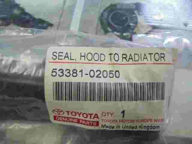Seal Hood to Radiator  Toyota Corolla E12  5338102050  53381-02050