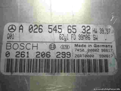 Motorsteuergerät Mercedes-Benz W210 1995-2003 A0265456532 BOSCH 0261206299