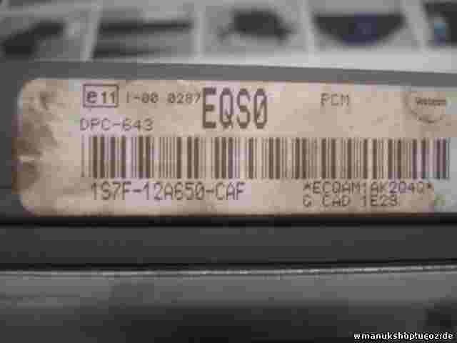 Motorsteuergerät Ford Mondeo 3EQS0 1S7F12A650CAF 1S7F-12A650-CAF VISTEON DPC-643