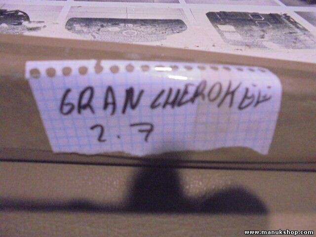 Kofferraumabdeckung Jeep Grand Cherokee II 2.7CRD