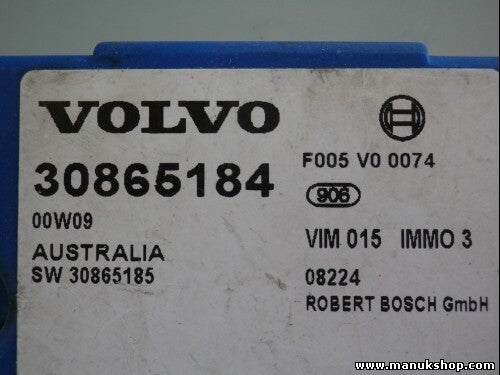 Steuergerät Wegfahrsperre Alarmmodul Volvo V40 S40 30865184 00W09 30865185