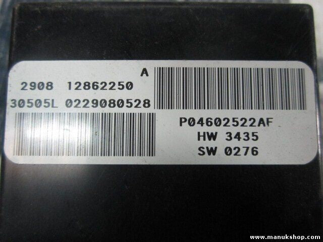 Karosseriesteuergerät Chrysler Sebring JS 2.0 CRD P04602522AF 12862250