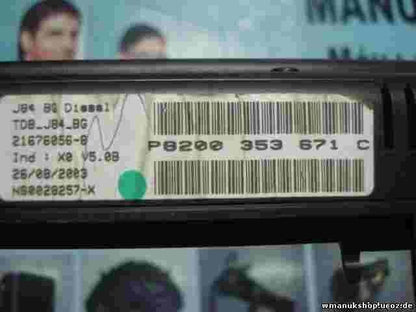 Kombiinstrument Tacho Renault Megane Scenic 2 P8200353671C P8200353671 C
