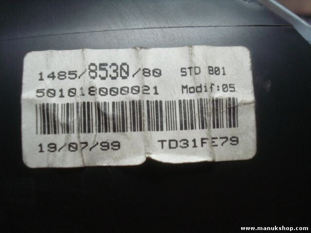 Kombiinstrument Tacho Peugeot 1485853080 1485 8530 80