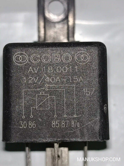 Blinker relais Piaggio X Evo 125 Cobo AV180011 AV.18.0011 12V 40A 15A