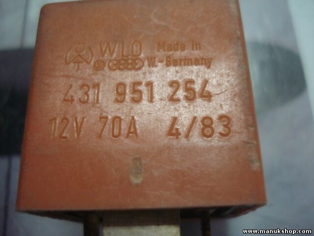 Fensterheber Relais Audi 80 100 VW Volkswagen Golf Jetta 431951254 431 951 254