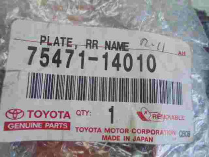 Emblem Logo  Toyota  Supra 7547114010 75471-14010