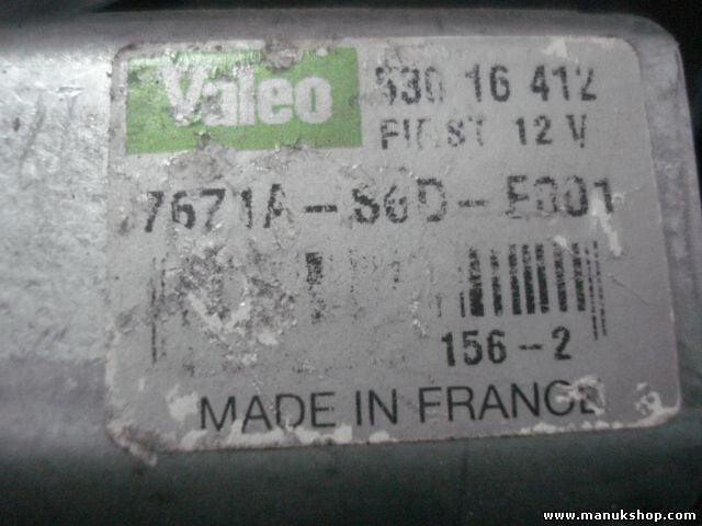 Heckwischermotor wischermotor hinten Honda Civic VII 7671AS6DE0 VALEO 53016412