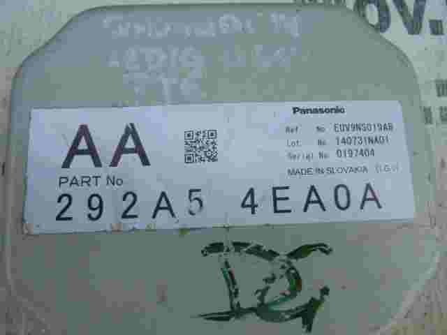 Steuergerät Leerlauf Qashqai 292A54EA0A AA Panasonic EUV9NS019AB 140731NA01