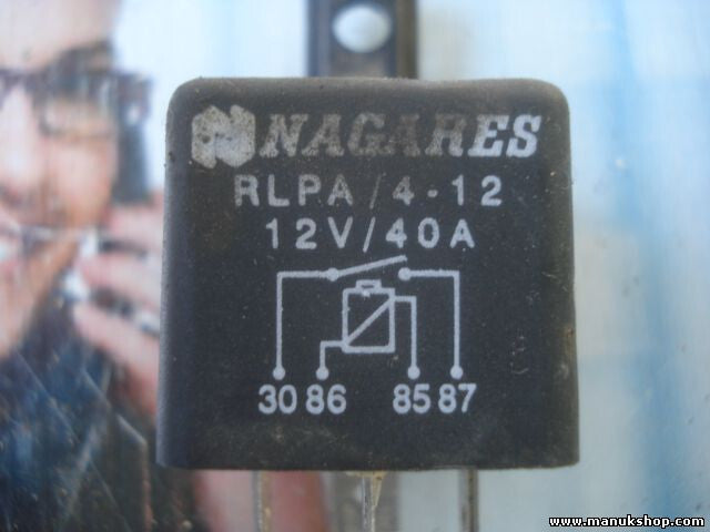 Relais Peugeot 106 NAGARES RLPA /4-12 RLPA412 12v 40A
