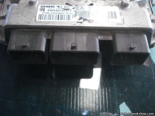Motorsteuergerät Peugeot 406 5WS40107D-T 5WS40107DT SW9653059780 HW9647423380
