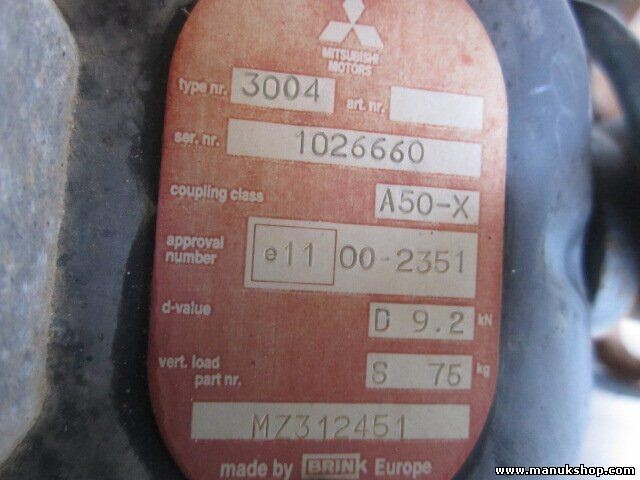 Anhängerkupplung Mitsubishi Pajero Pinin Montero IO MZ312451 1026660 A50-X e11