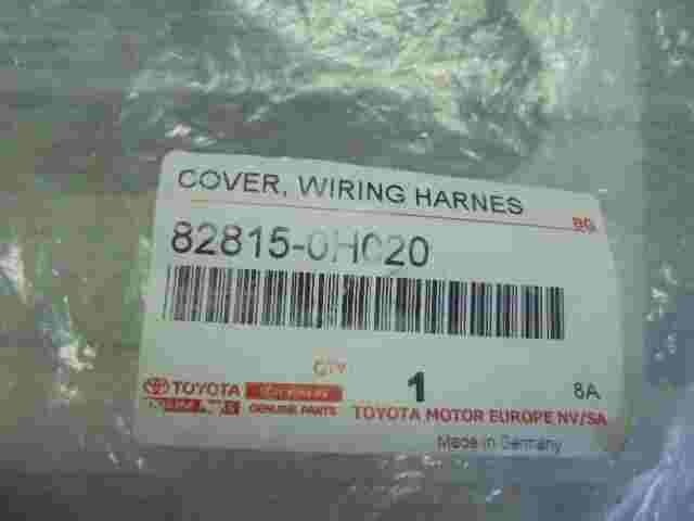 Cover Wiring Harnes  Toyota Aygo 828150H020 82815-0H020