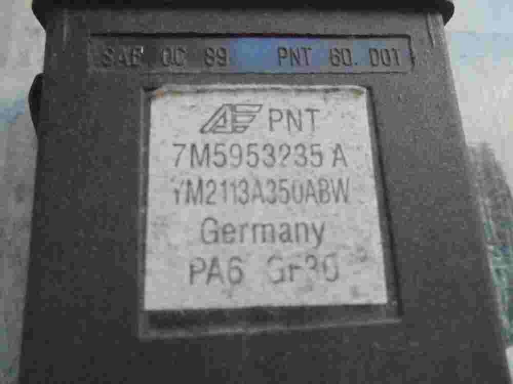 Warnblinkschalter VW Sharan Seat Alhambra Ford Galaxy 7M5953235A YM2113A350ABW