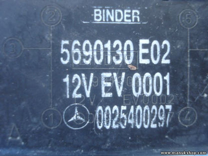 Abgasventil Mercedes -Benz W202 W200 0025400097 BINDER 5690130E01 EV0002