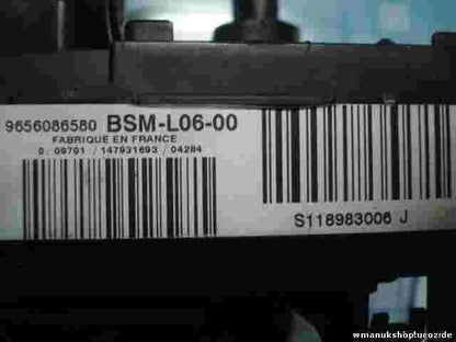 BSM Sicherungskasten Citroen C5 BSM-L06-00 9656086580 SIEMENS S118983006J