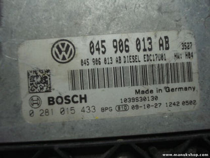 Motorsteuergerät Seat Ibiza 1.4 TDI 6J5 2008 EDC17U01 045906013AB 0281015433