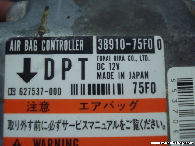 Airbagsensor Airbagsteuergerät Suzuki Wagon 3891075F0 3891075F00 627537000