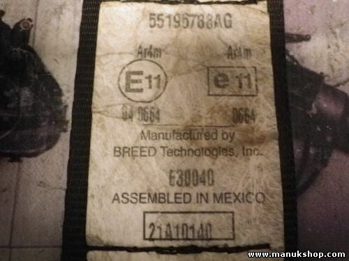 Sicherheitsgurt Gurt Jeep Grand Cherokee II WG 55196788AG 55196788 AG