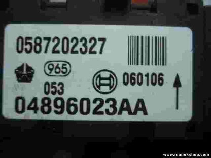 Airbagsensor Airbagsteuergerät Chrysler Dodge 0587202327 04896023AA BOSCH 060106