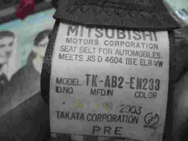 Sicherheitsgurt Gurt Mitsubishi Pajero Montero III 3.2 DID TK-AB2-EN233