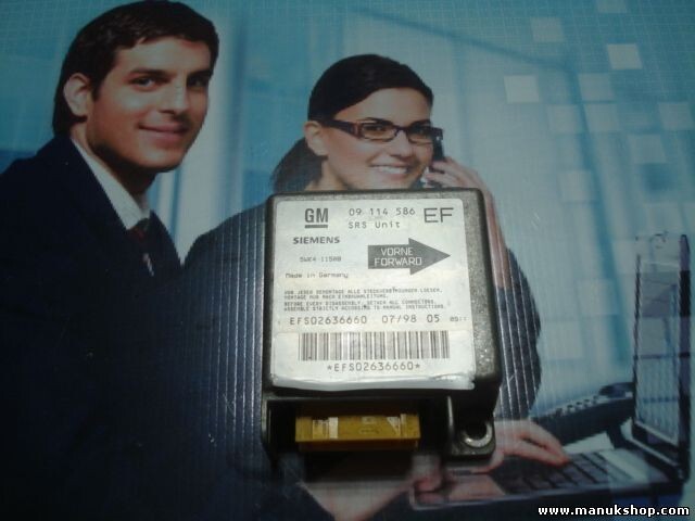 Airbagsensor Airbagsteuergerät Opel Tigra GM 09114586EF 09114586 5WK41150B